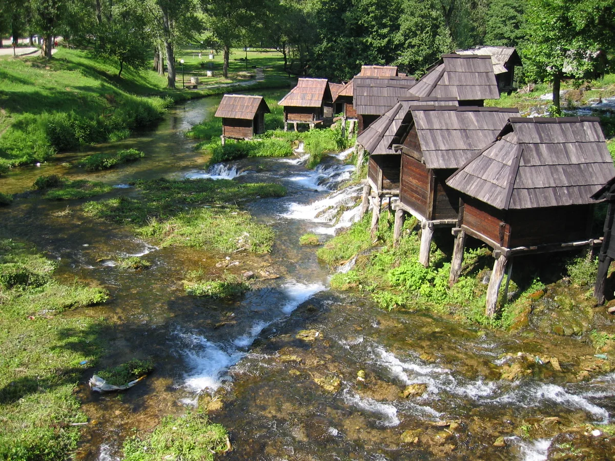 Pliva — Watermills Pliva Jajce Bosnia