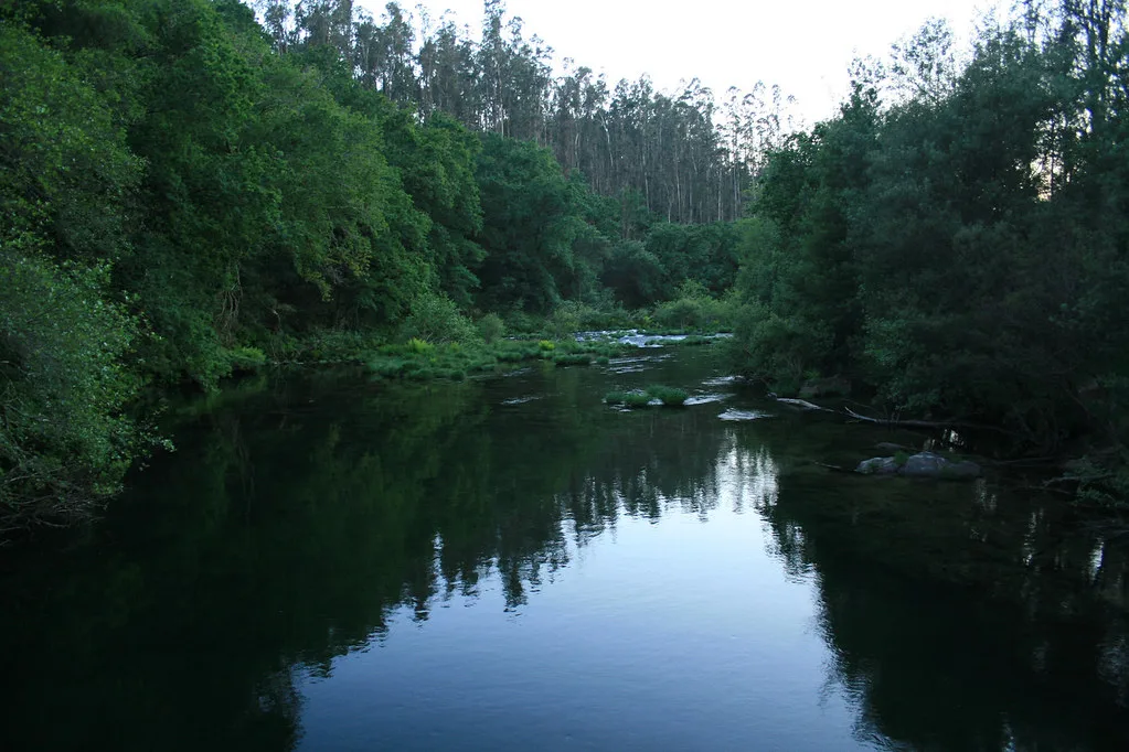 Río Oitavén — Cruce de ríos