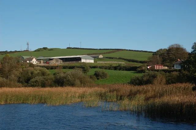 Lough Cowey near Portaferry, County Down, Northern Ireland -- a stocked reservoir fishery.