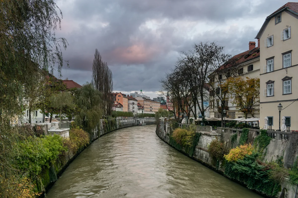Ljubljanica — Ljubljanica river in Ljubljana