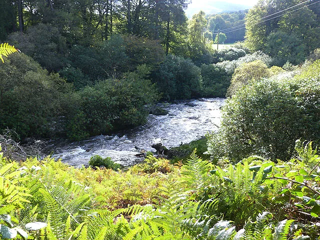 The Avonbeg River flowing below Glenmalure valley in County Wicklow, Ireland