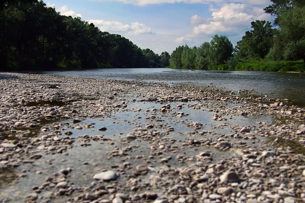 Váh (upper / Liptov) — River Vah, Piestany, Slovakia