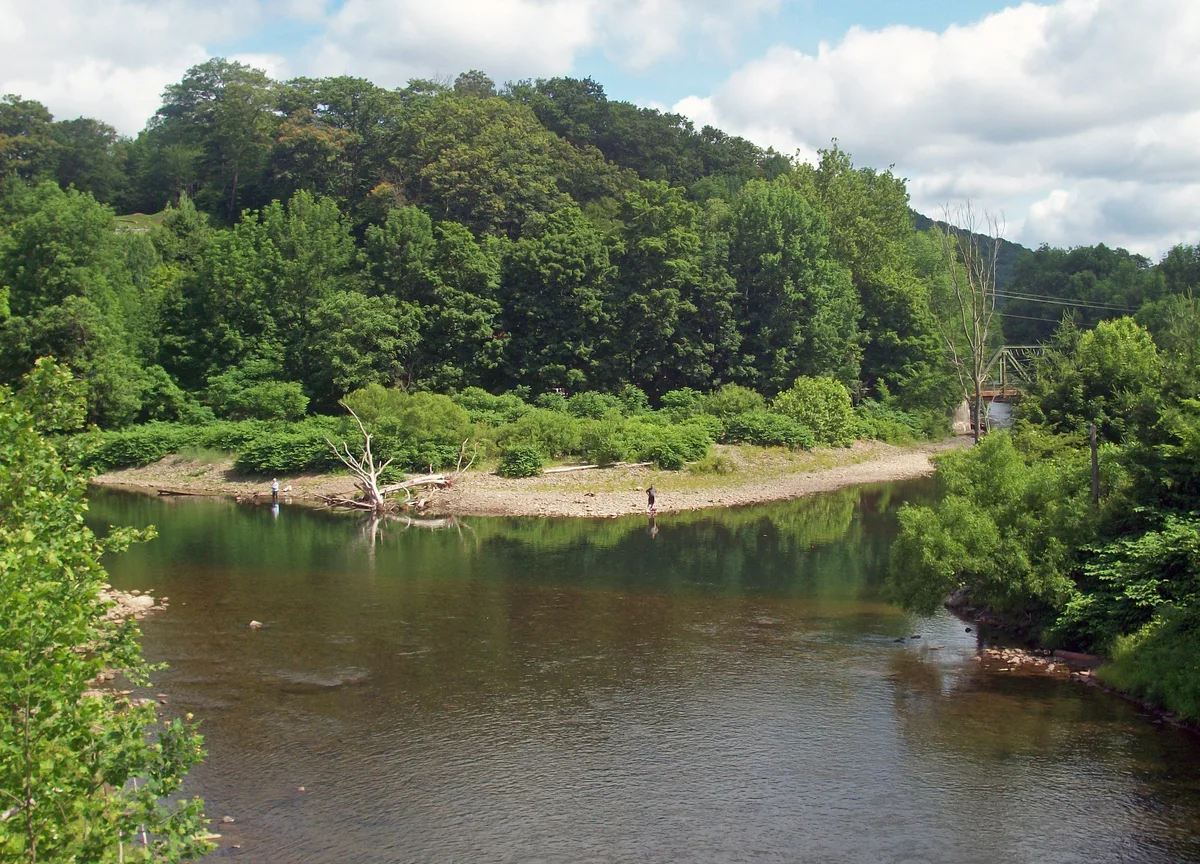 Willowemoc Creek — Junction Pool from NY 17