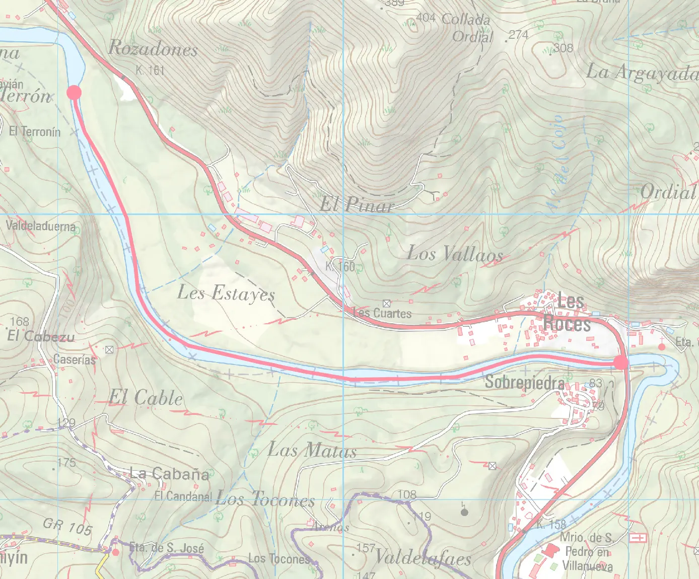 El Aliso beat map