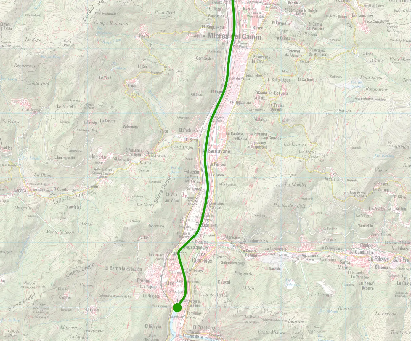 Mieres beat map