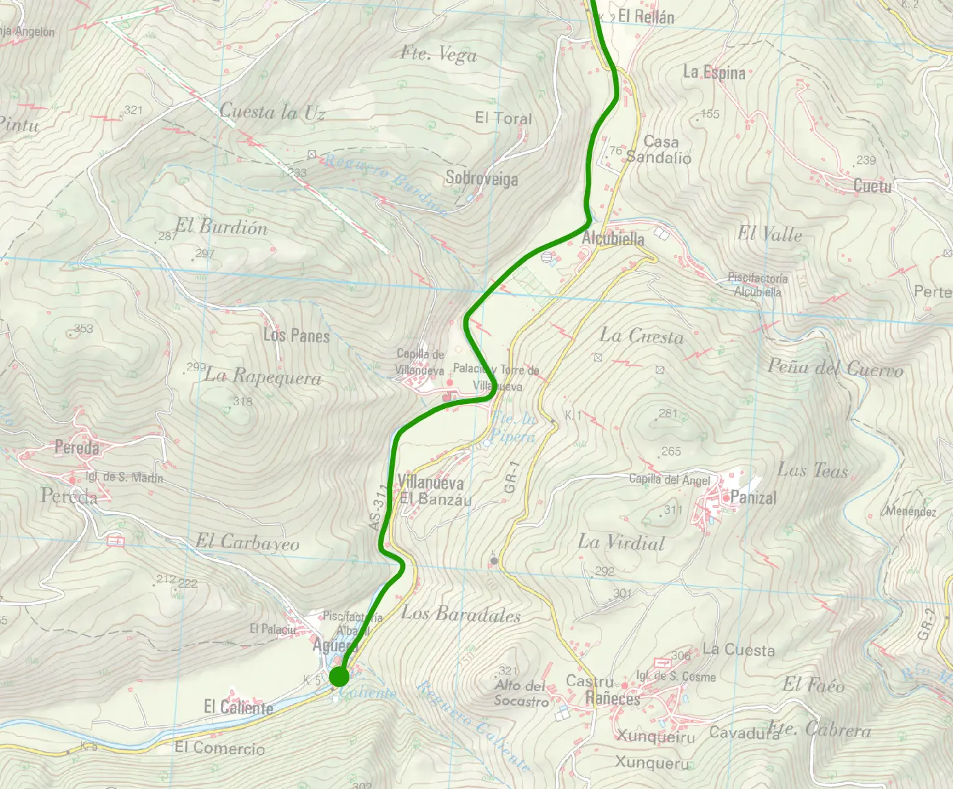 Llantrales beat map