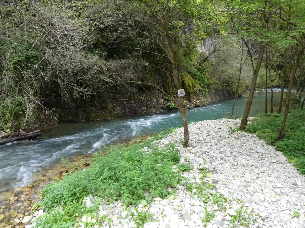 Noce — Torrente Noce nella forra di Santa Giustina