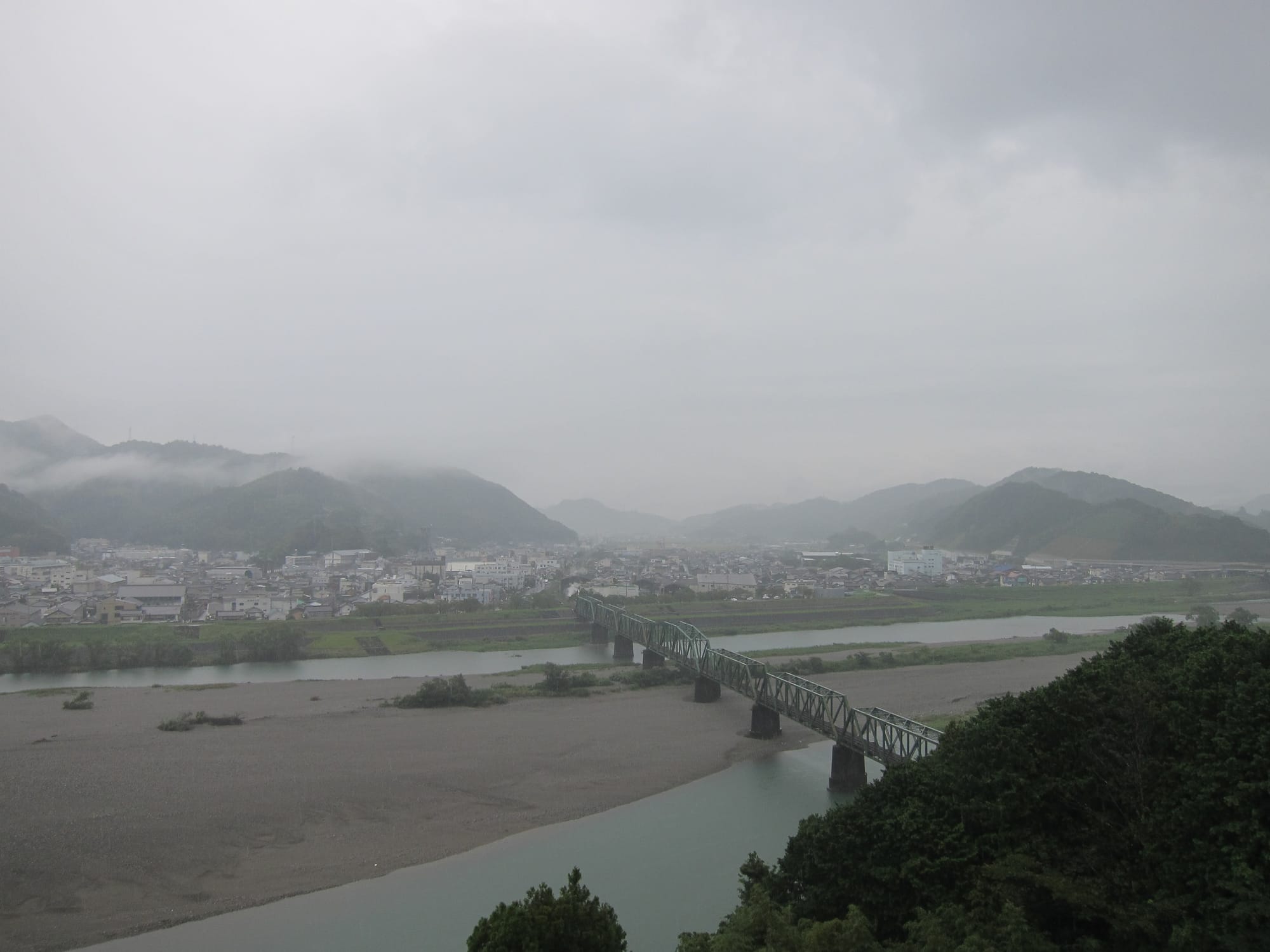 Niyodo River in Ino town, Kochi pref Japan
