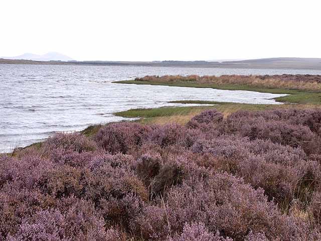 Long view down the length of Carrowmore Lake, County Mayo.
